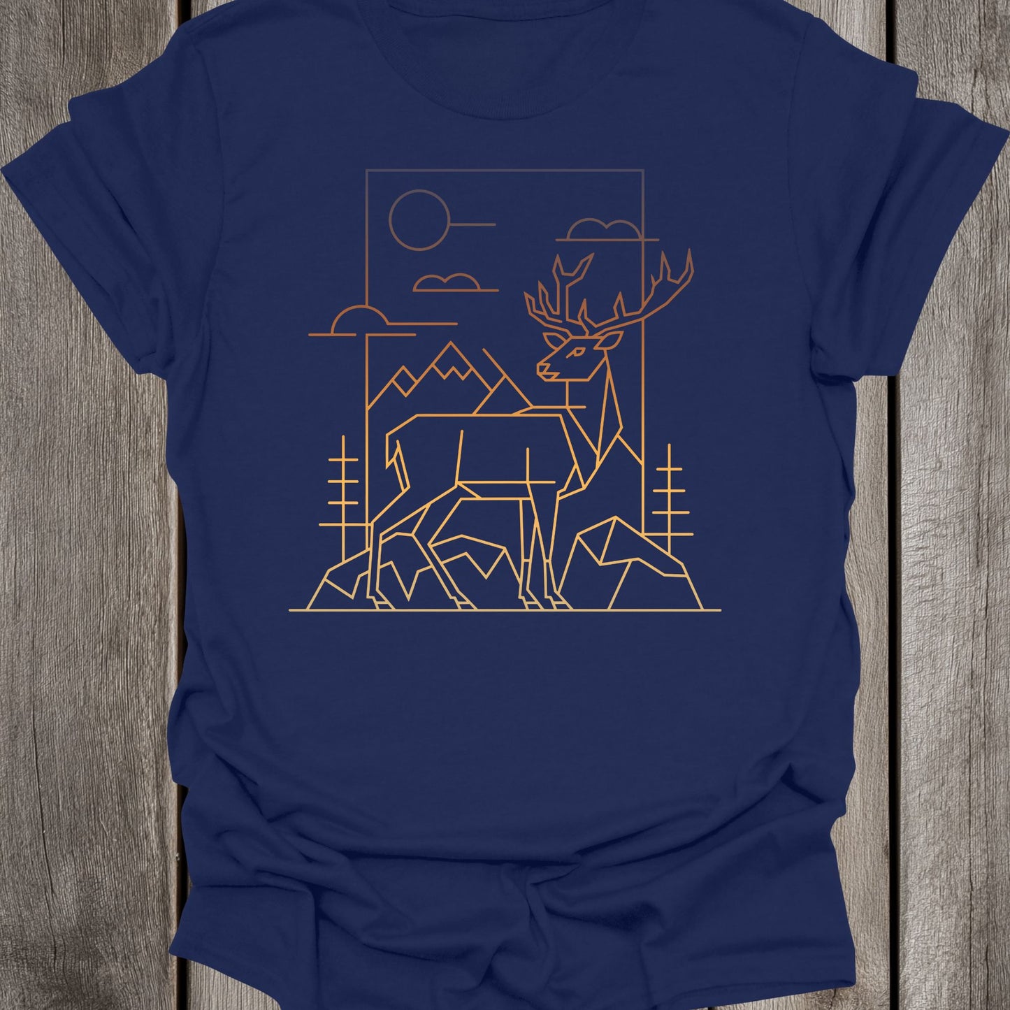 Sunset Deer Unisex T-Shirt