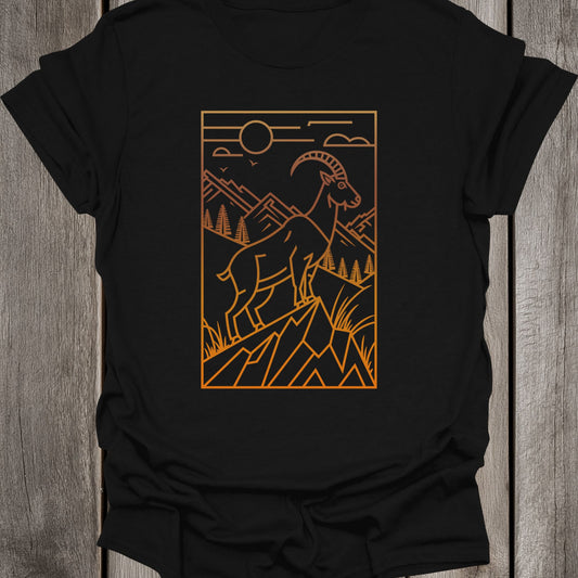 Sunset Goat Unisex T-Shirt