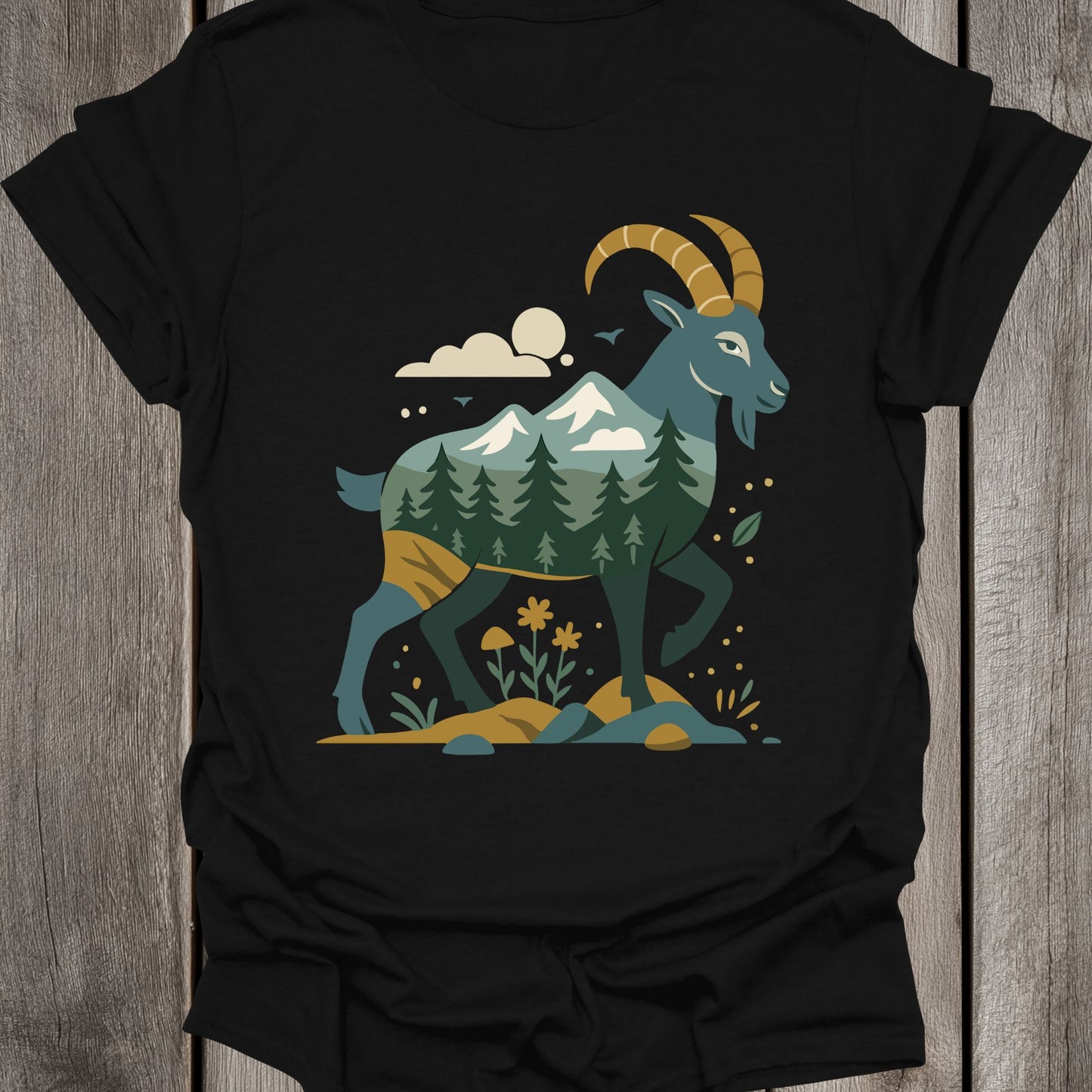 Forest Goat Unisex T-Shirt