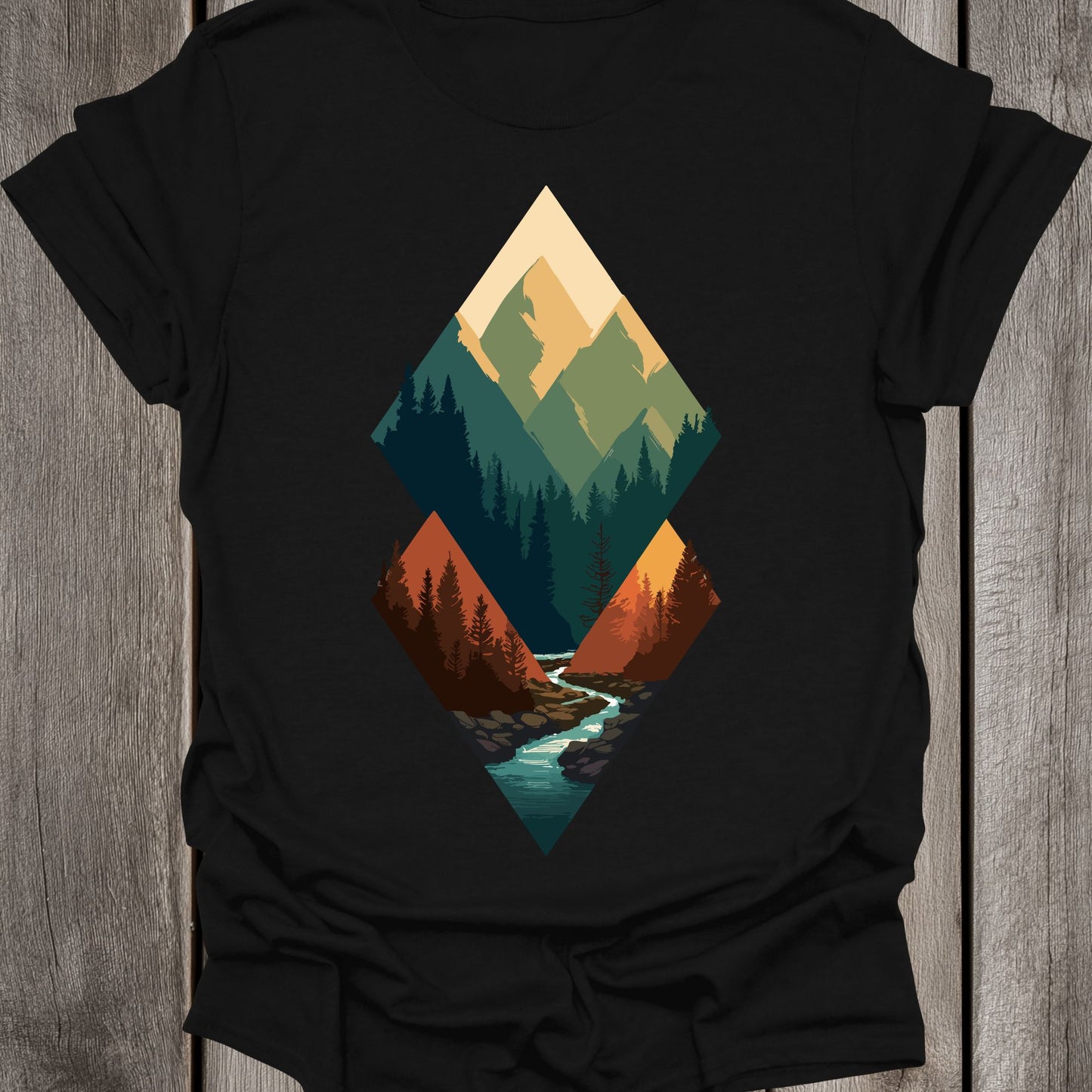 Triangle Shaped River Unisex T-Shirt