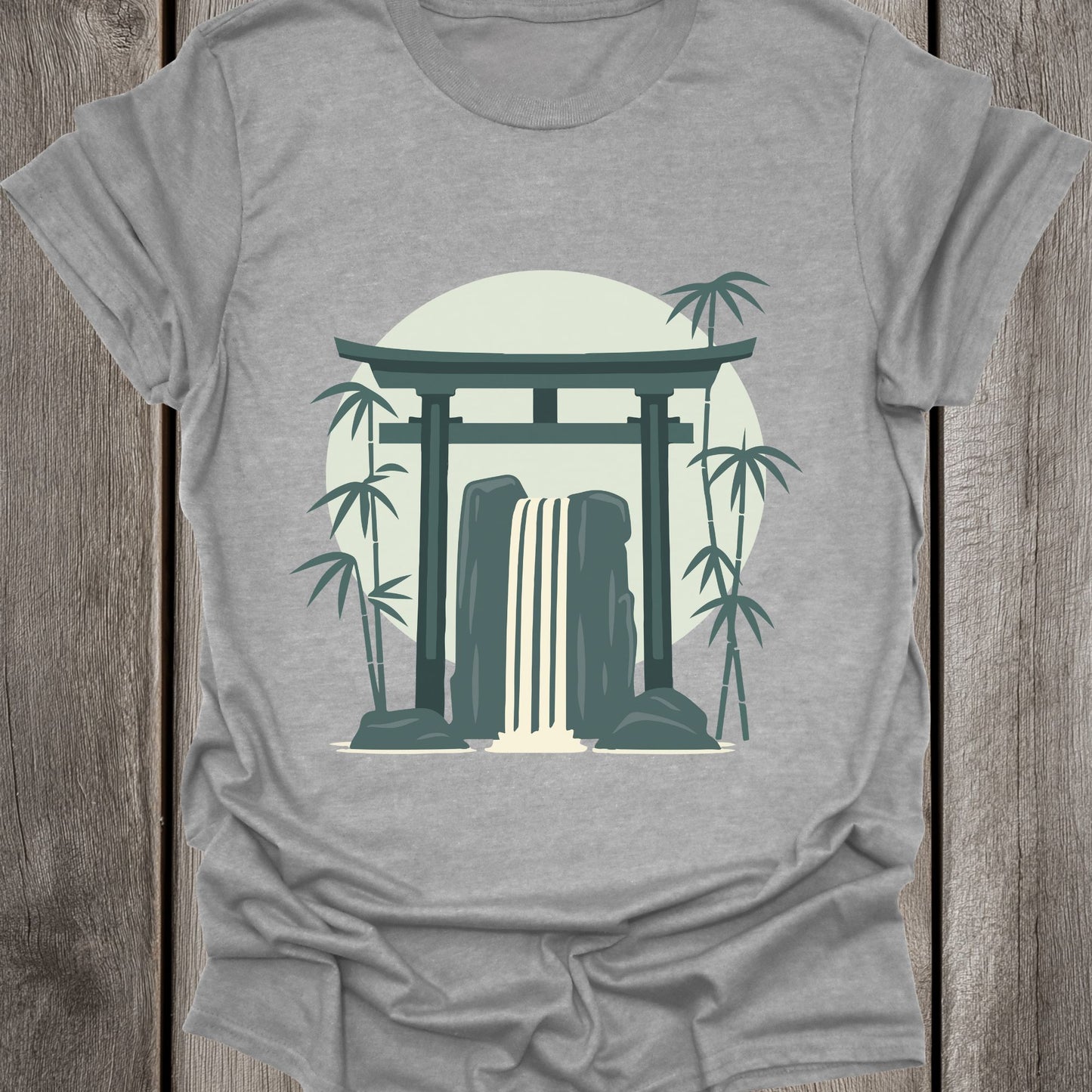 Bamboo Waterfall Unisex T-Shirt