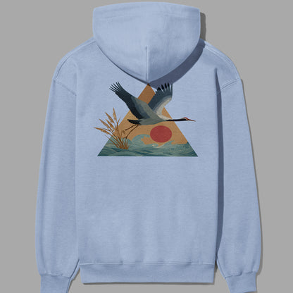 Triangle Crane Unisex Hoodie