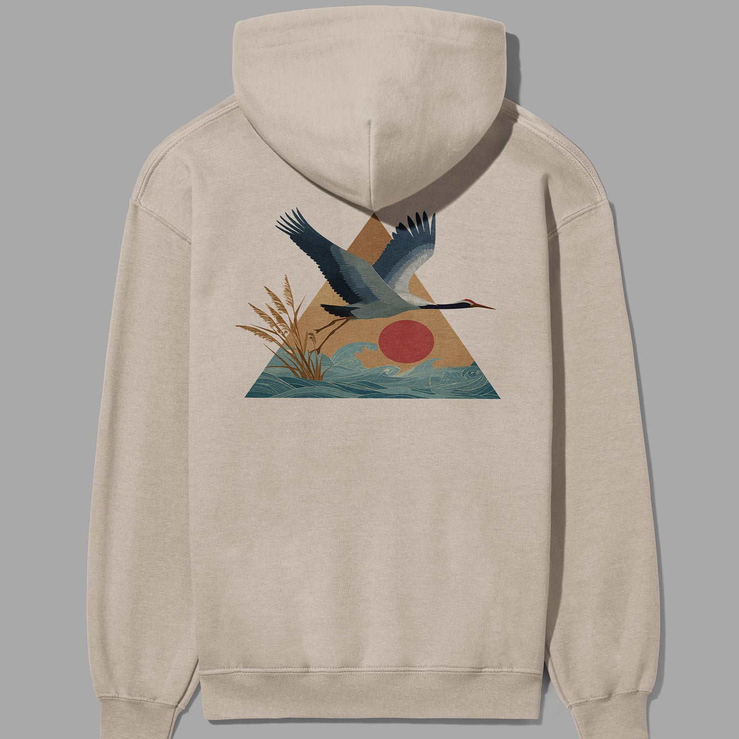 Triangle Crane Unisex Hoodie