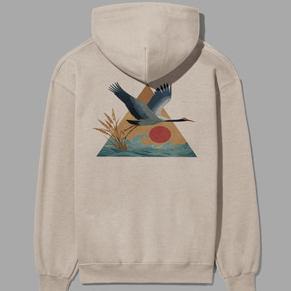 Triangle Crane Unisex Hoodie
