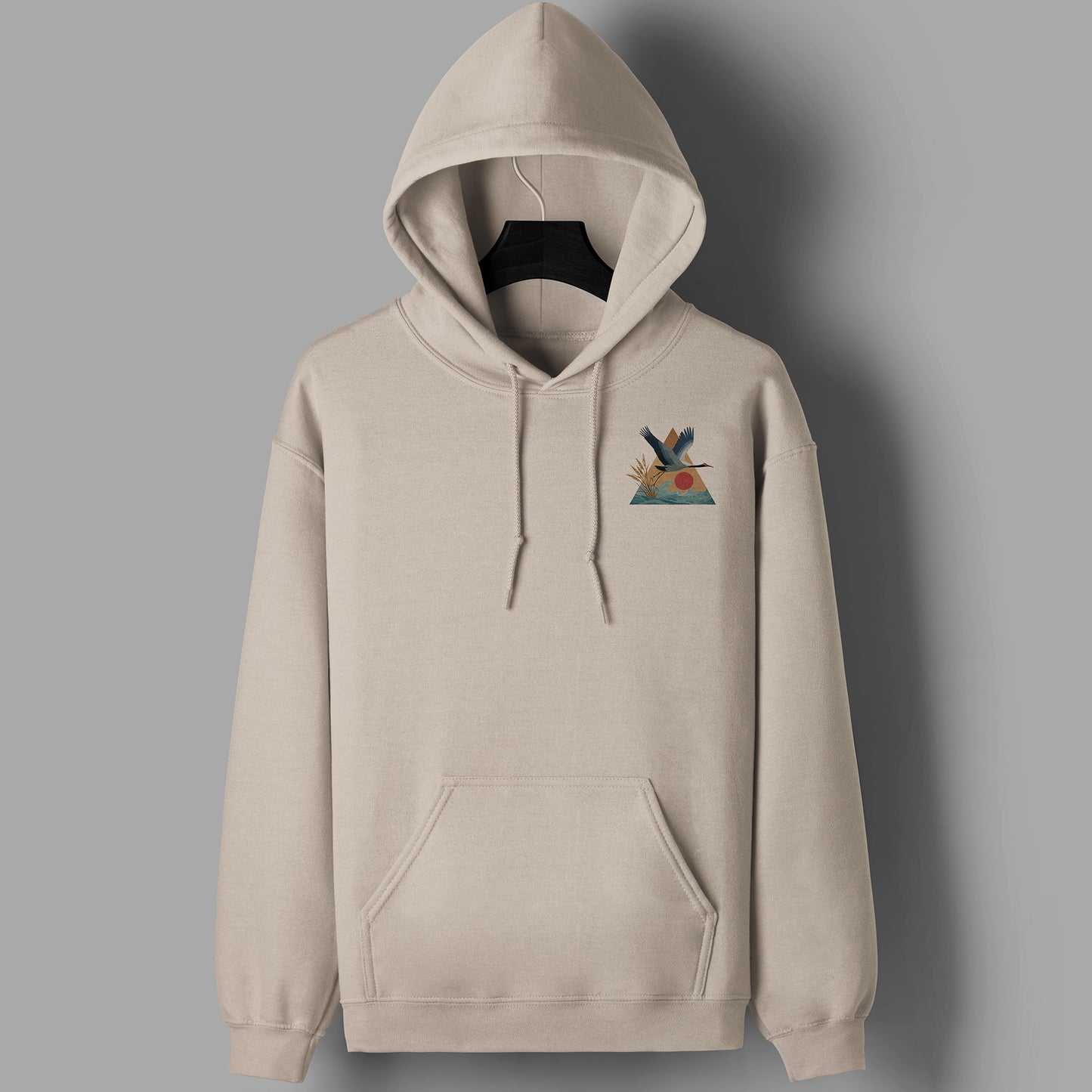 Triangle Crane Unisex Hoodie