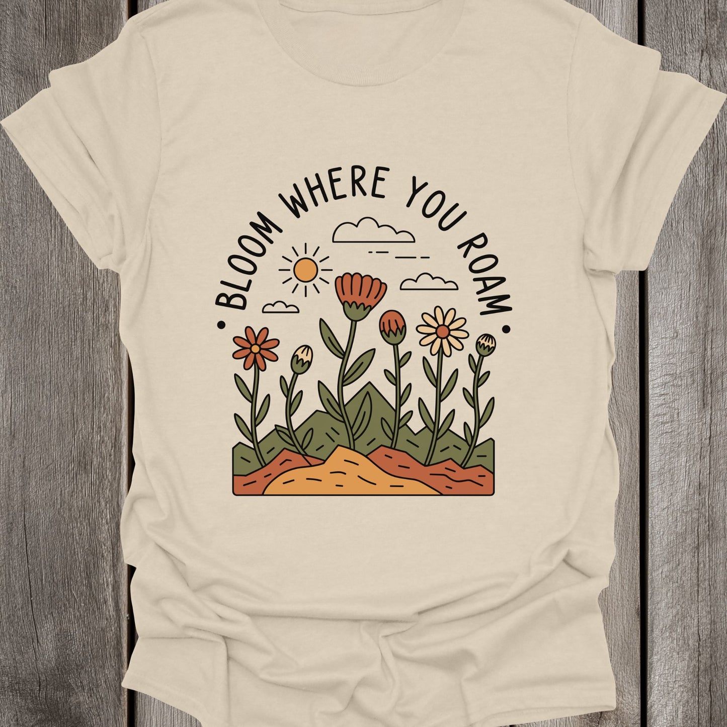 Bloom Where You Roam Unisex T-Shirt