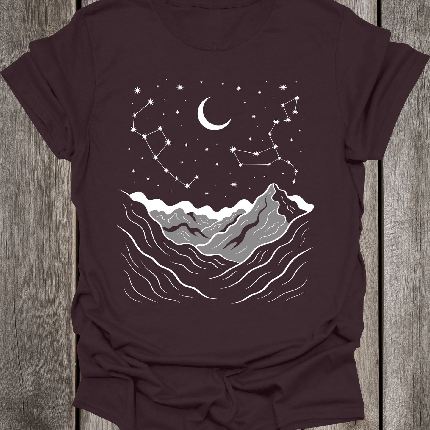Constellations Lineart Unisex T-Shirt