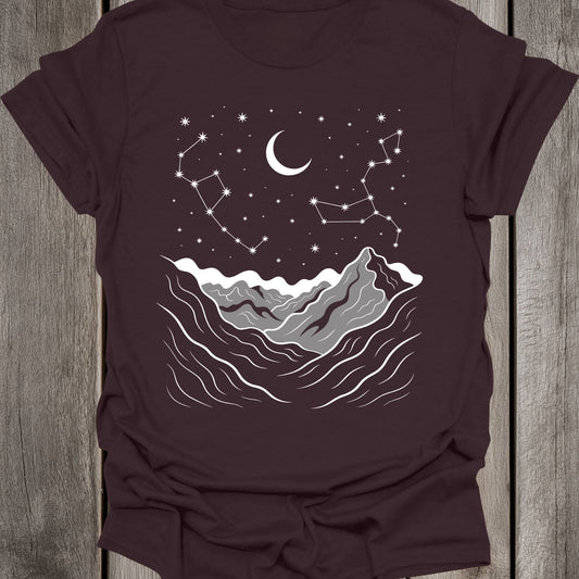 Constellations Lineart Unisex T-Shirt