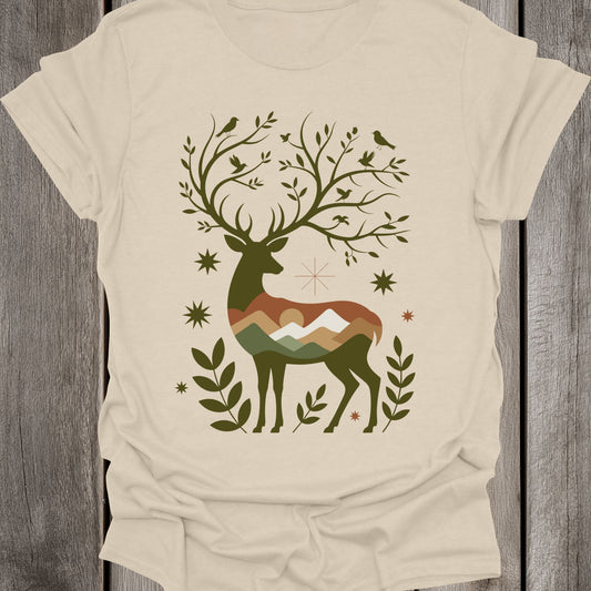 Growing Forest Deer Unisex T-Shirt