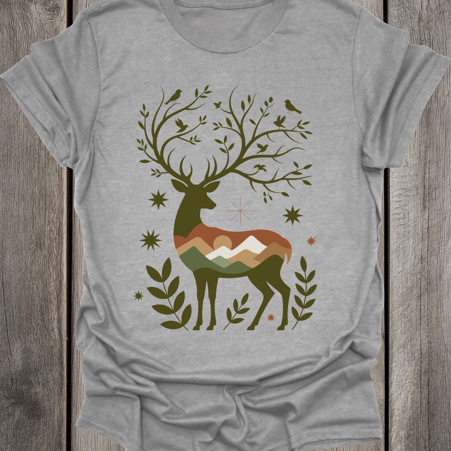 Growing Forest Deer Unisex T-Shirt