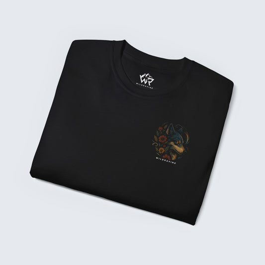 Flower Wolf Edition BackPrint T-Shirt