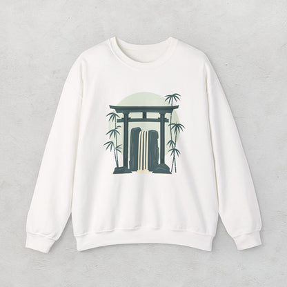 Bamboo Waterfall Unisex Sweatshirt