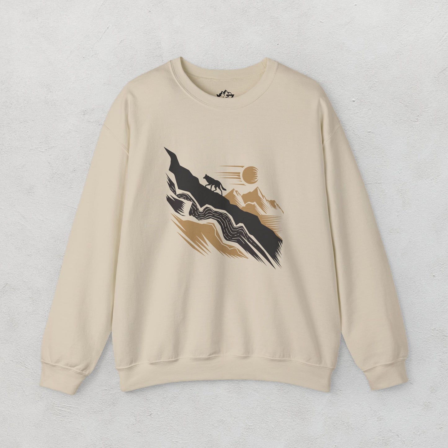 Climbing Wolf Unisex Sweatshirt