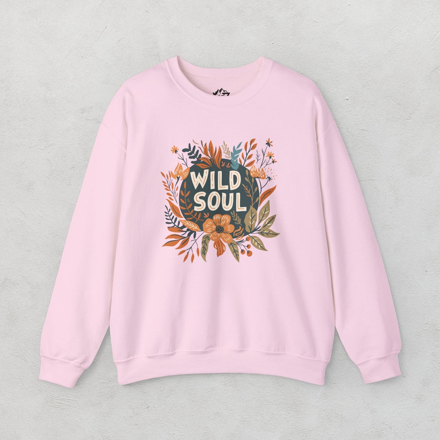 Wild Soul Floral Sweatshirt - Cozy Unisex Crewneck for Nature Lovers