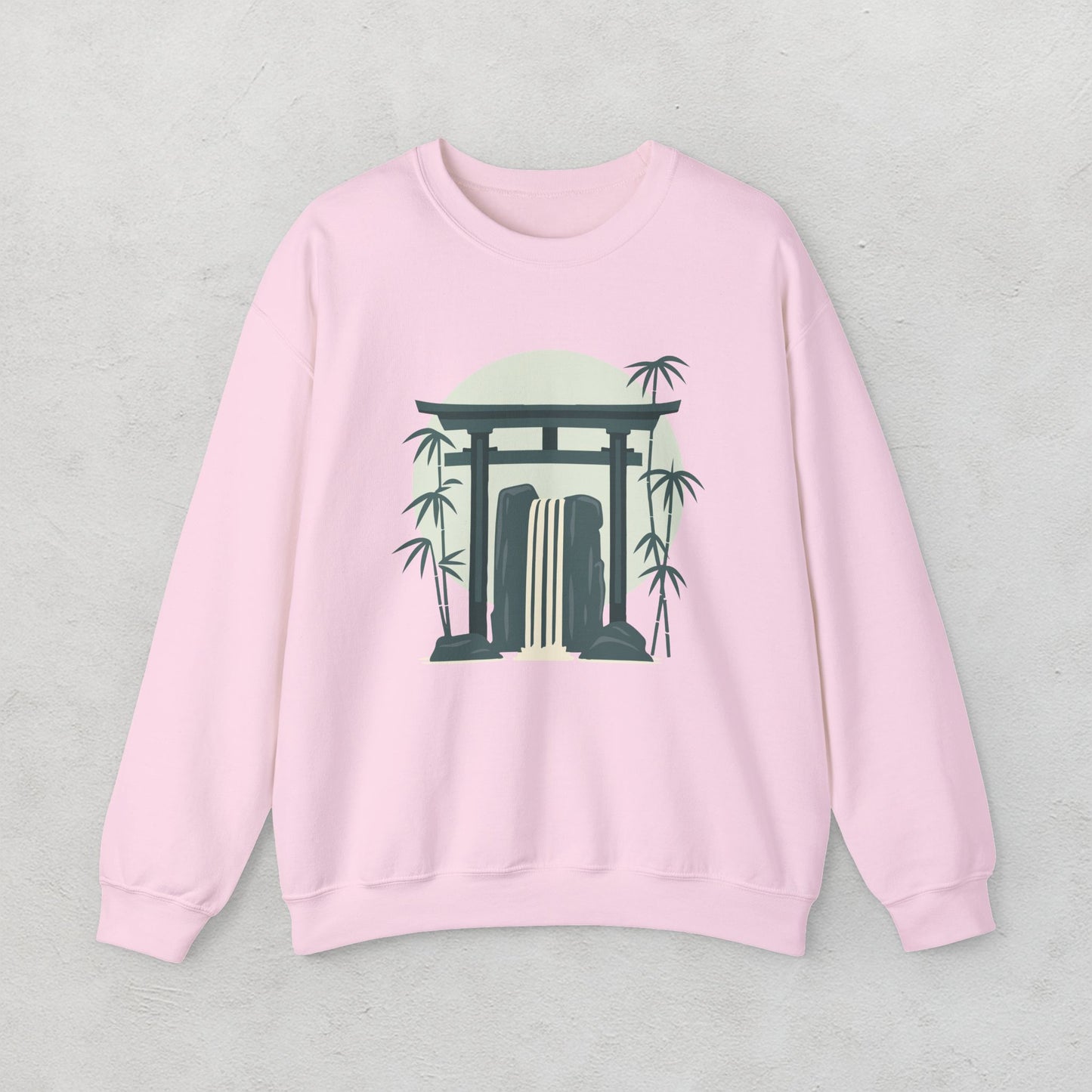 Bamboo Waterfall Unisex Sweatshirt