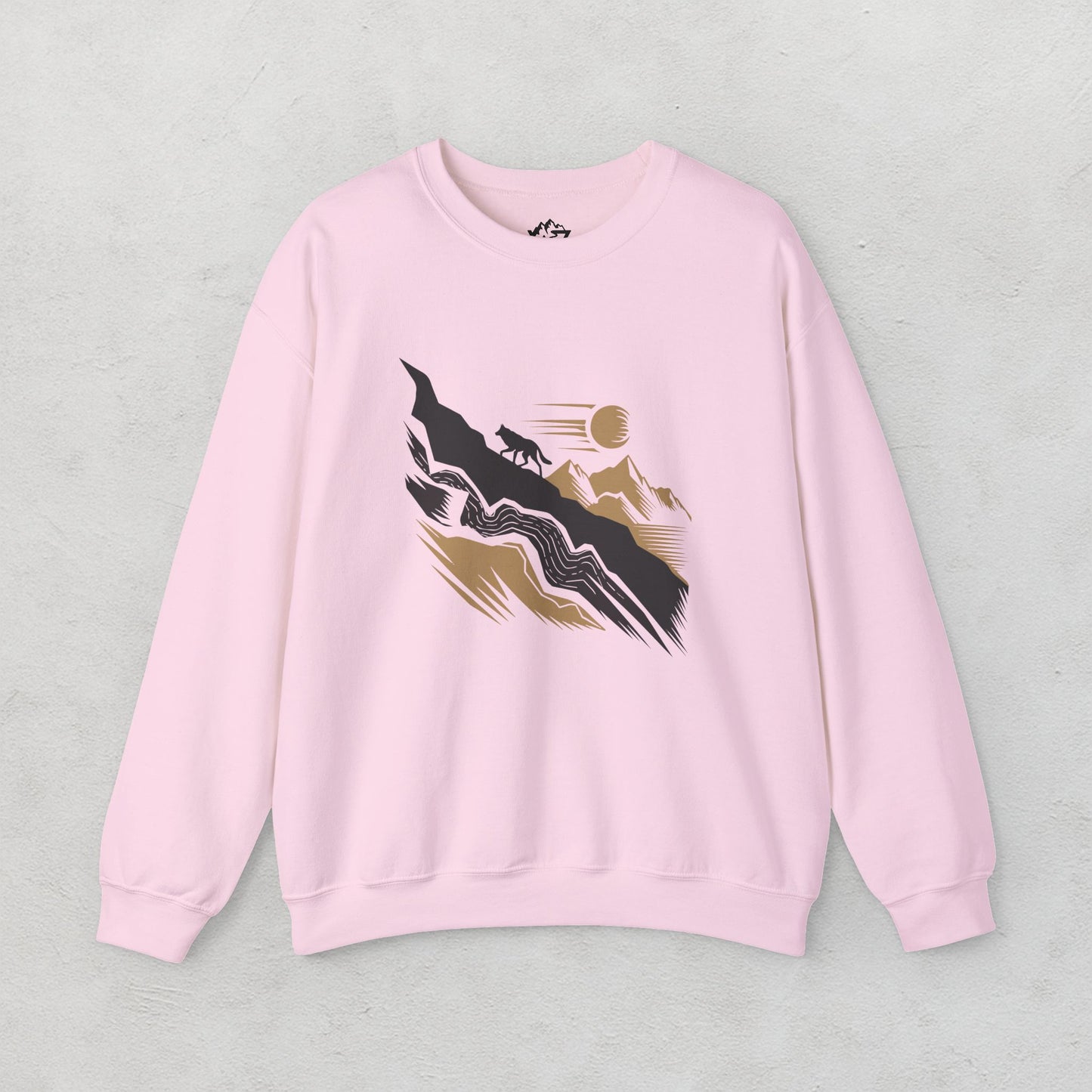 Climbing Wolf Unisex Sweatshirt