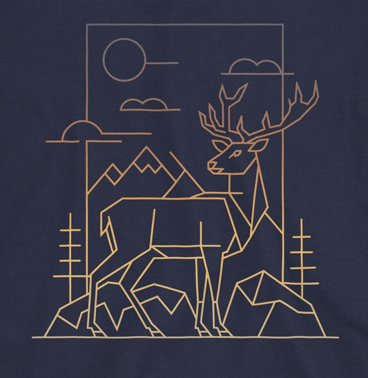 Sunset Deer T-Shirt