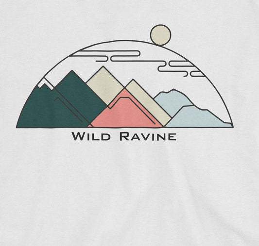 Minimal Mountains Color T-Shirt