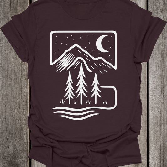 Minimal Forest Unisex T-Shirt
