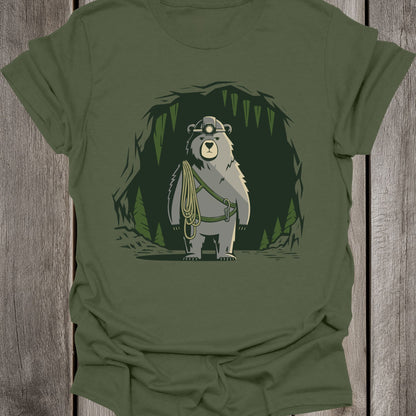 Cave Expert Bear Unisex T-Shirt